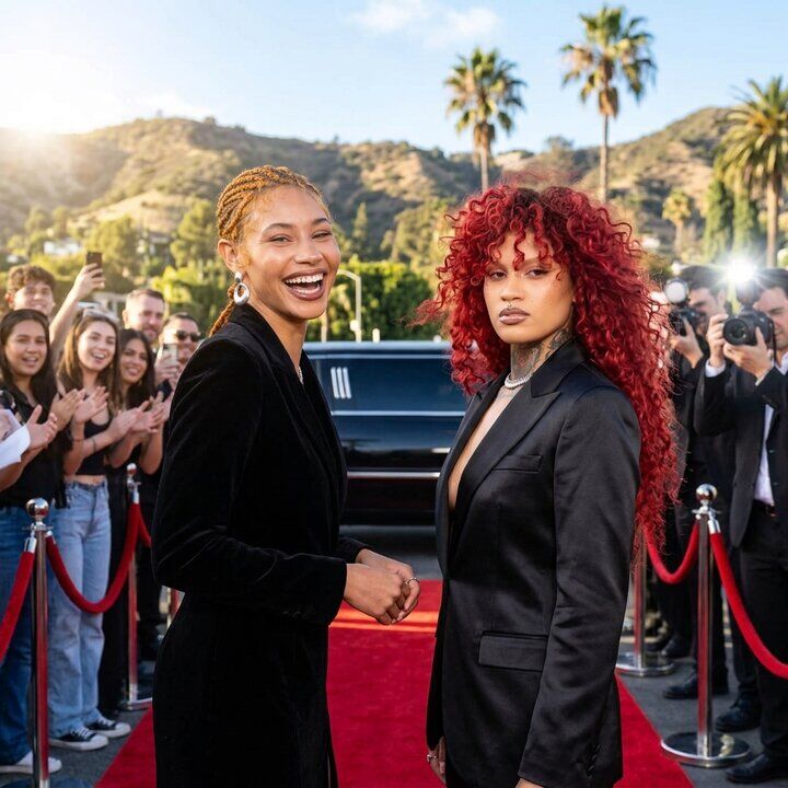 Movie premiere AI photo booth experience created with Persona AI Studio