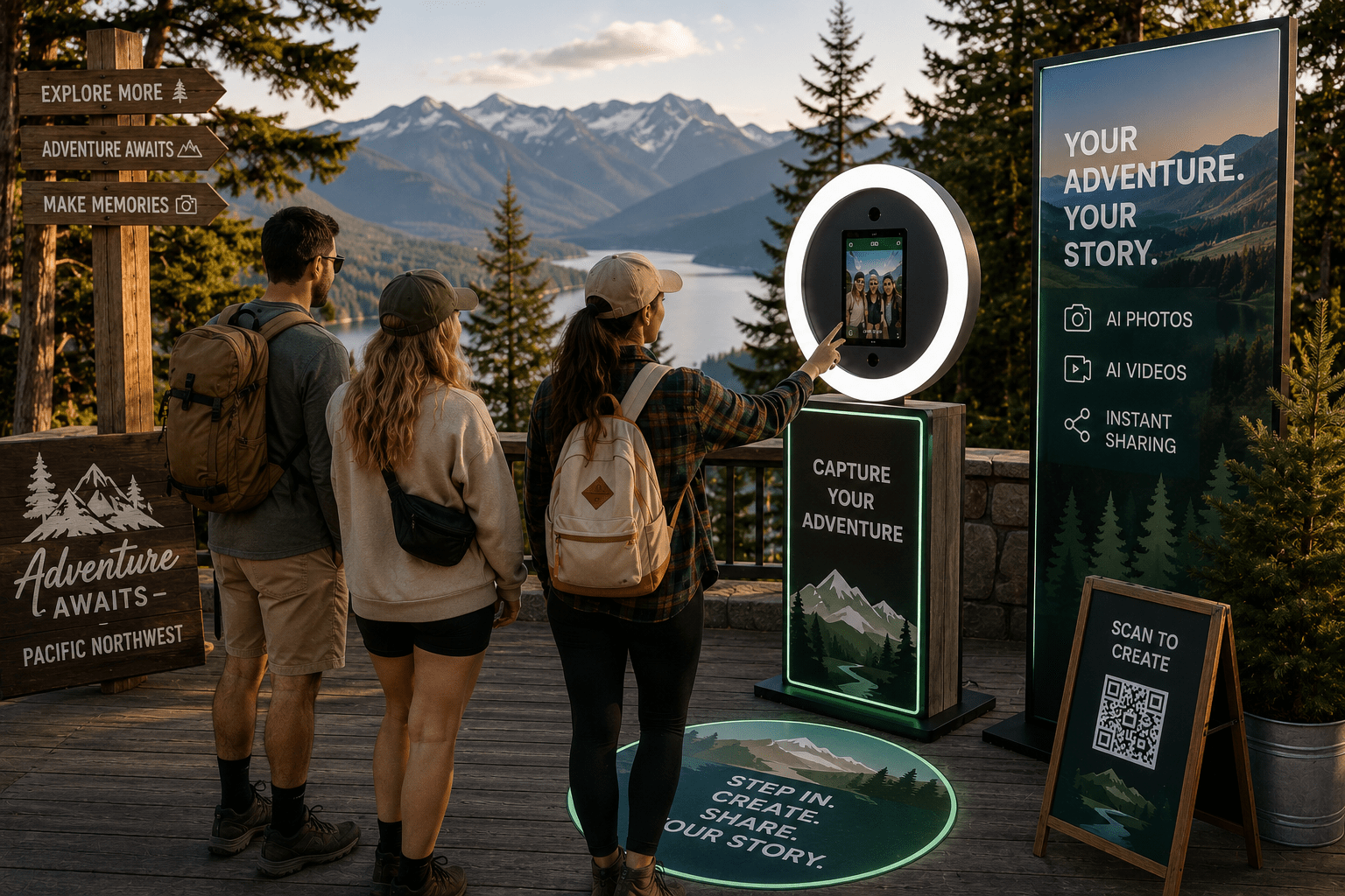 Persona AI Studio interactive photo and video experience for tourism destinations