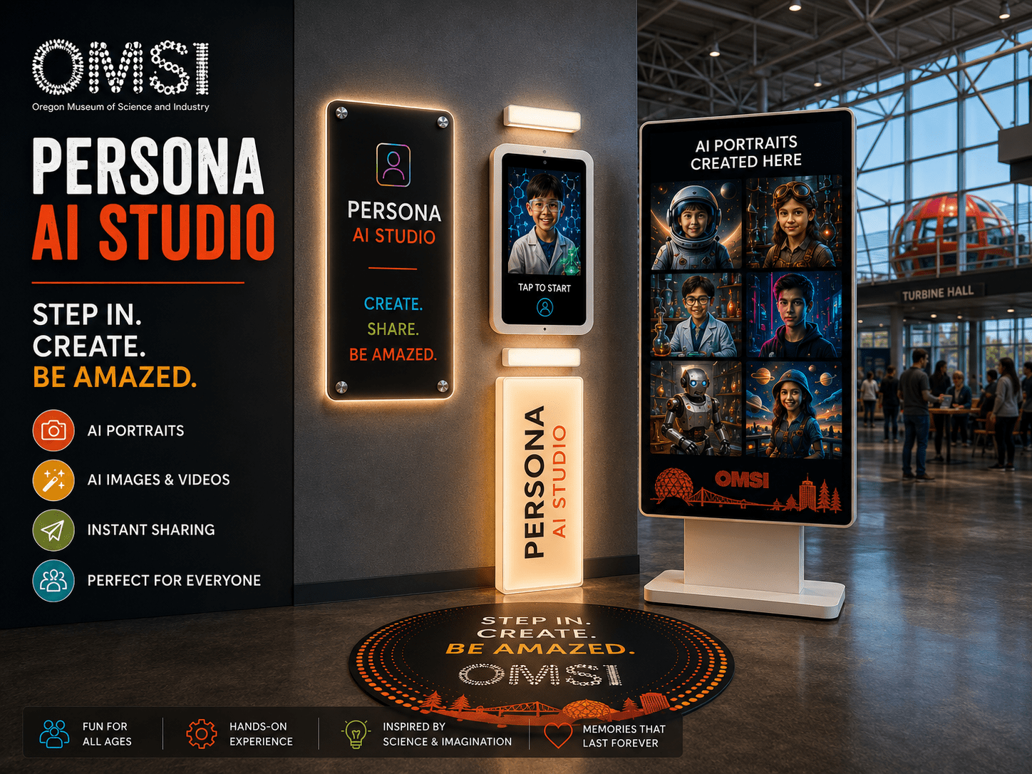 Persona AI Studio concept for a museum and cultural space