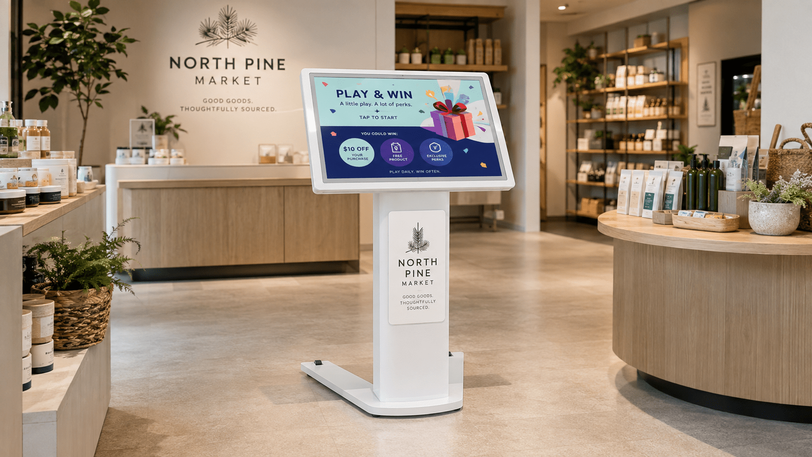 Play and Win kiosks by Metamora Works