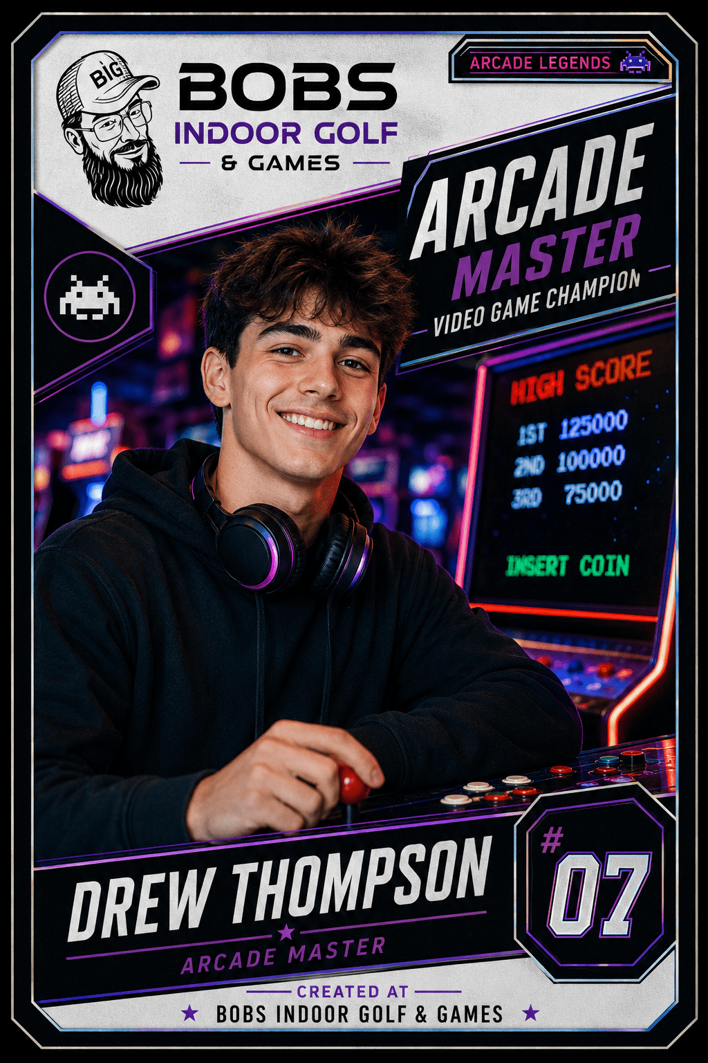 Personalized collectible and trading card created with Persona AI Studio