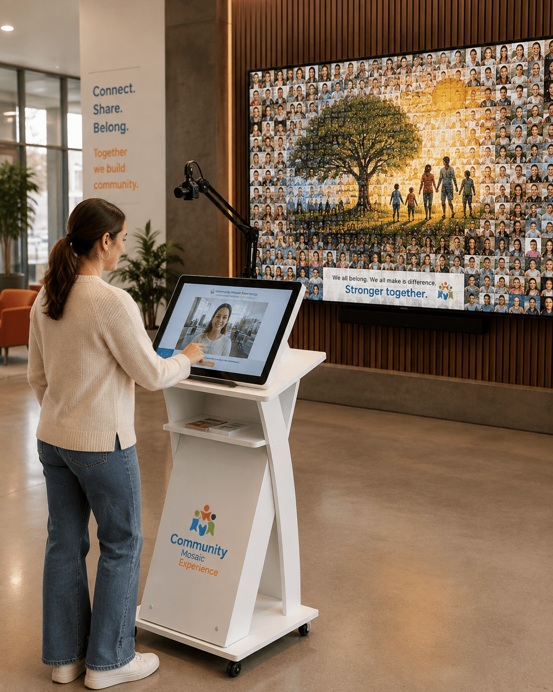 Community Mosaic Experience for attractions and entertainment destinations