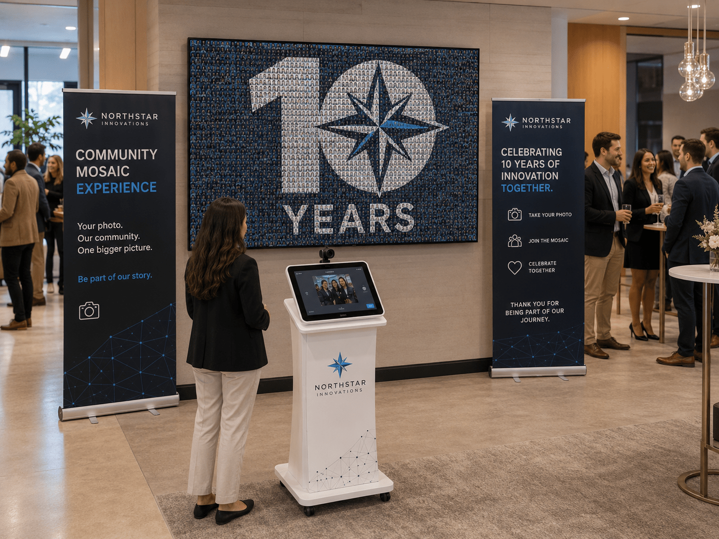 Community Mosaic Experience at a corporate special event
