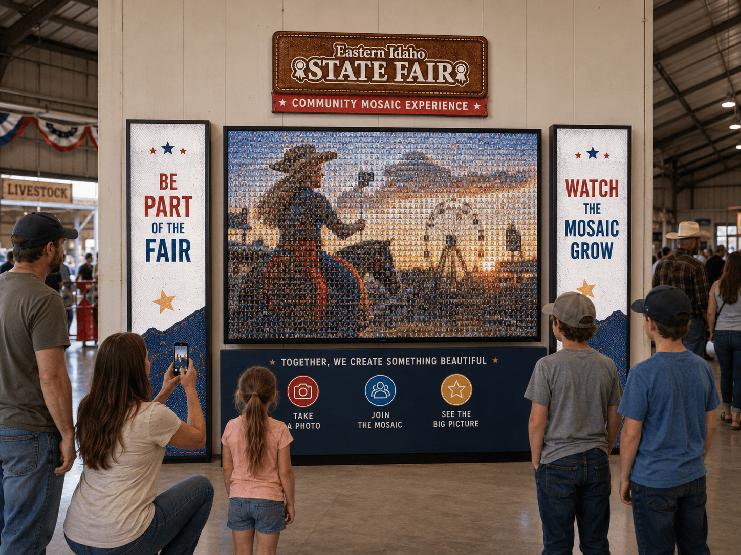 Community Mosaic Experience for tourism destinations and visitor attractions