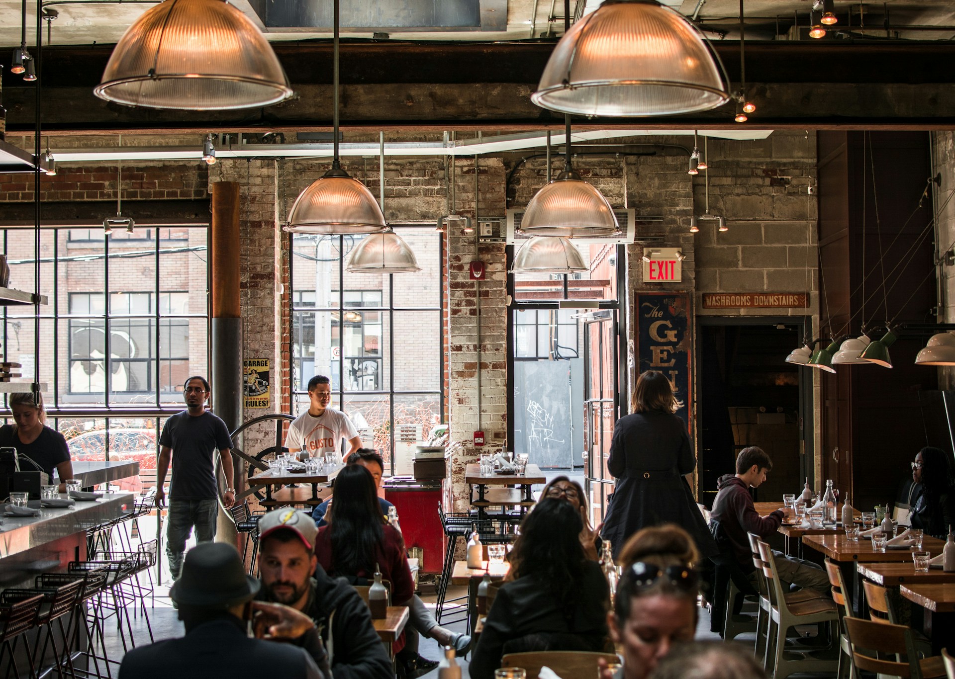 Persona AI Studio interactive installation inside a hospitality and dining venue