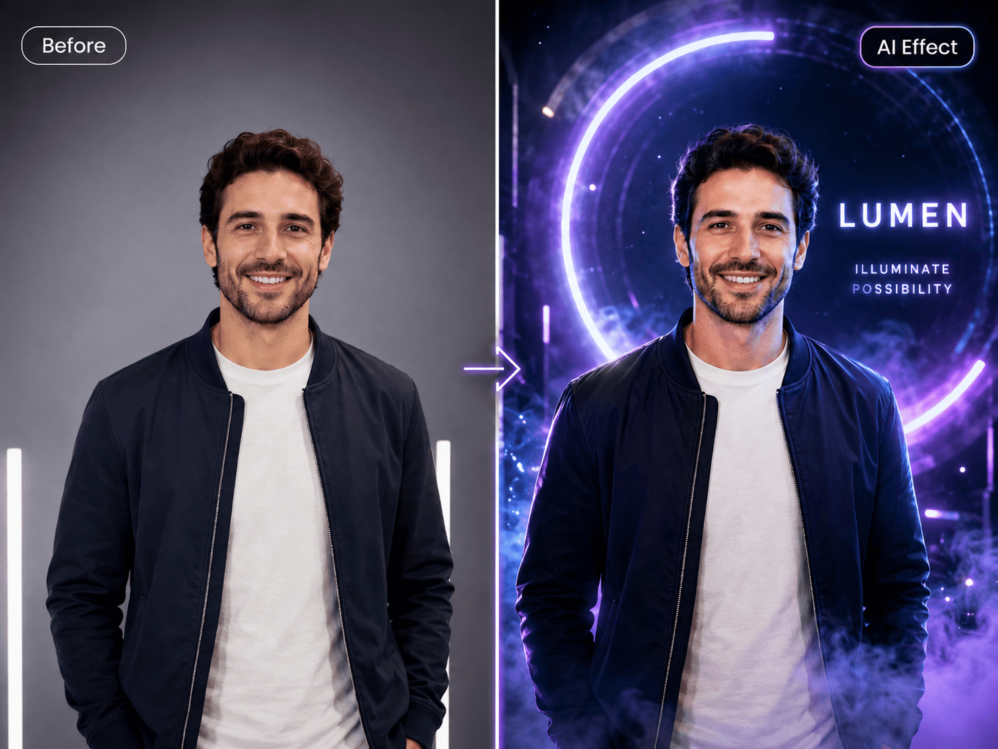 Custom Persona AI Studio effects for brand activation events