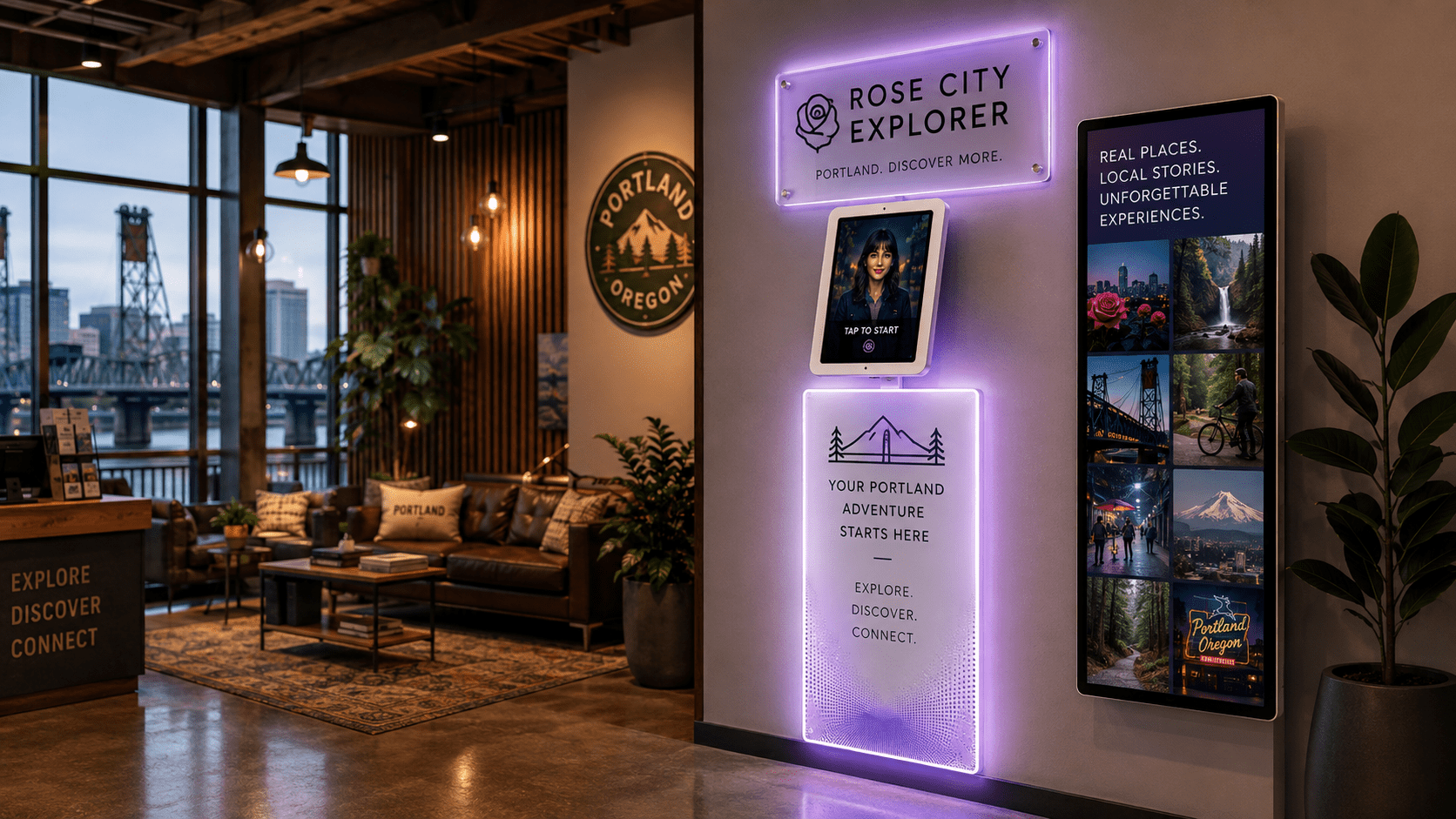 Persona AI Studio interactive installation in Portland Oregon